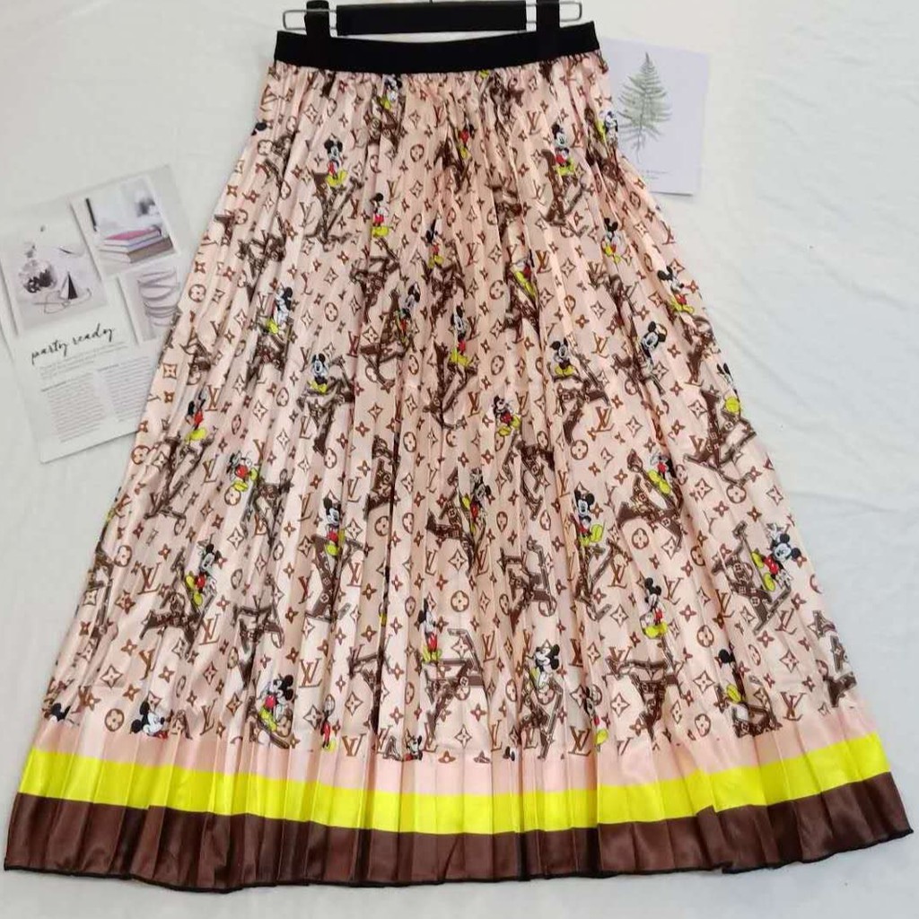 Rok Bawahan Plisket / Pleated Skirt Satin-Rok-3