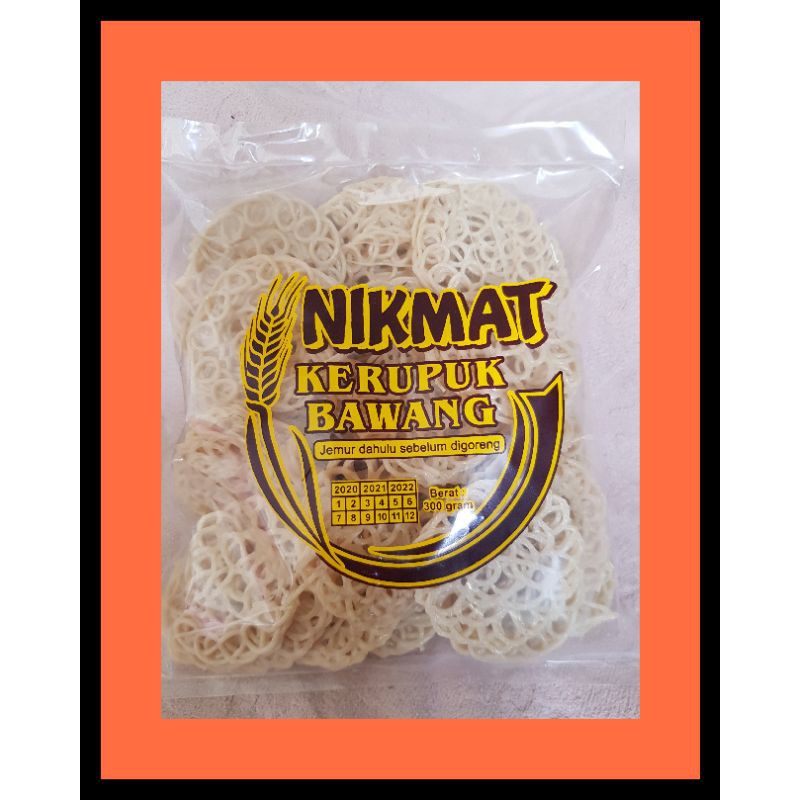 

Krupuk Bawang Nikmat Kemasan 300 gram