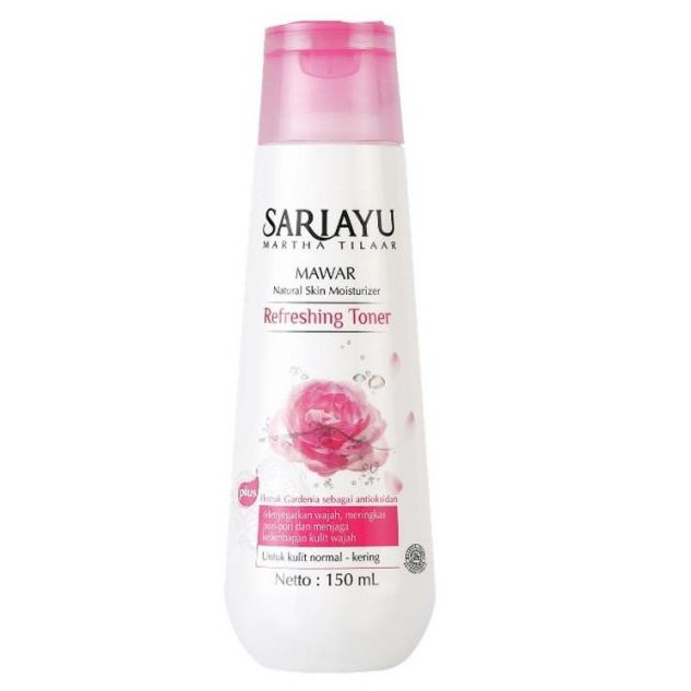 Sariayu Refreshing Toner Mawar 100ml - Penyegar Wajah Kering