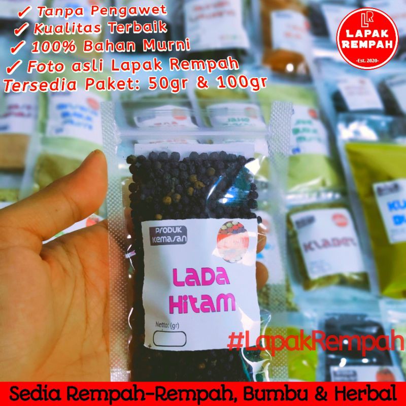 

Lada Hitam Biji original