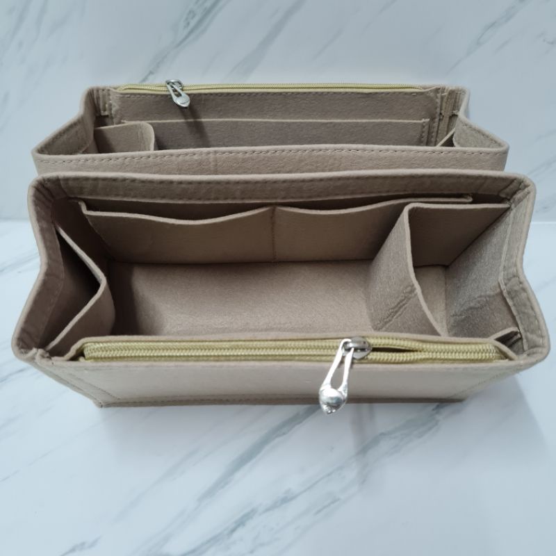 felt bag organizer for HL / Lindya - side zipper / organiser tas