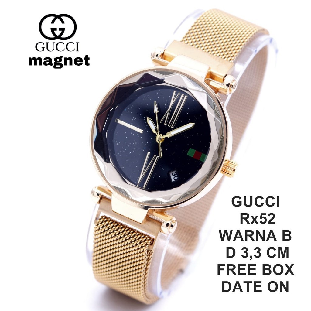 Kekinian JAM TANGAN WANITA GUCCI MAGNET Rx52 Berkualitas