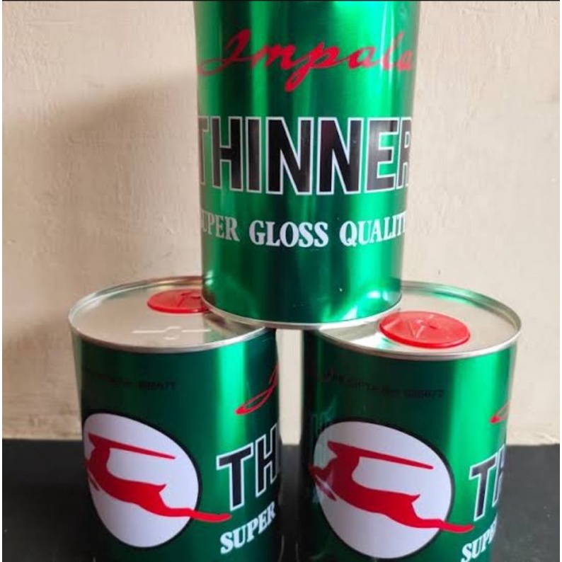thinner thiner tiner pengencer cat kayu besi duco impala 1 liter