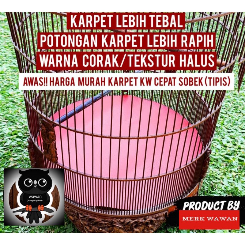 karpet alas kandang murai No. 2