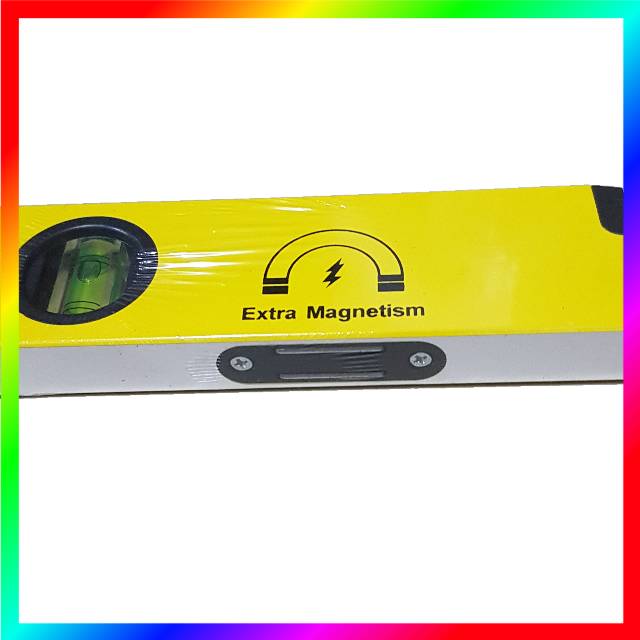 Waterpass kuning extra magnet MASSAKI 12&quot; / 18 &quot; / 24&quot; ( 30cm / 45cm / 60cm )