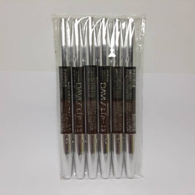 EYELINER DAVIS DUA SISI HITAM &amp; COKLAT ecer