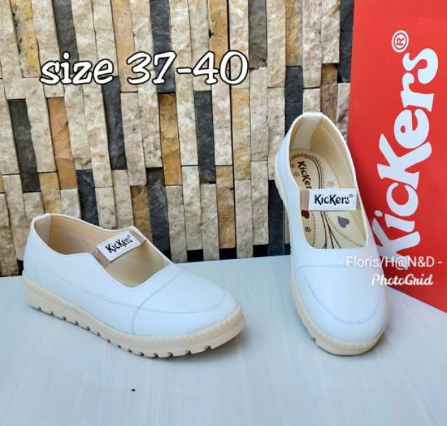 SEPATU FLAT ALAS KARET TERBARU KICKERS KODE AULIA31