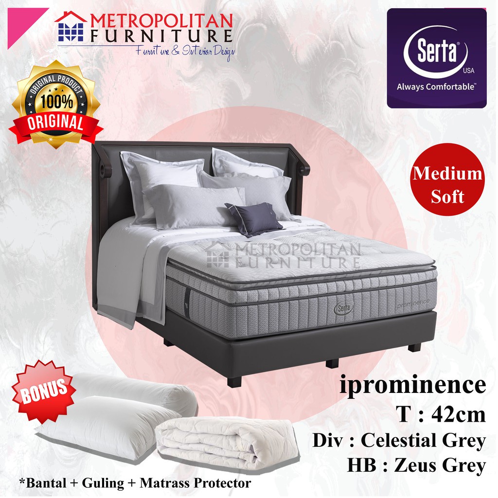 Springbed SERTA iProminence FULL SET Kasur Spring bed Matras