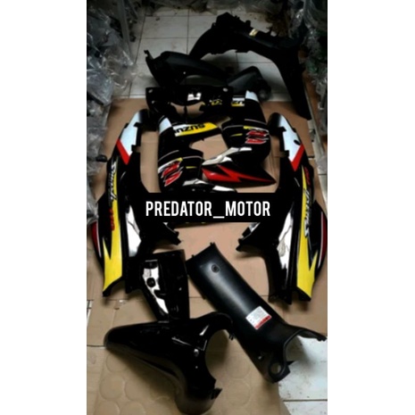Full set Body halus dan kasar Suzuki smash 110 full bodi smash plus dengan lis stiker