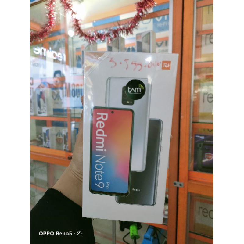 Xiaomi note 9 pro 6/128 garansi resmi