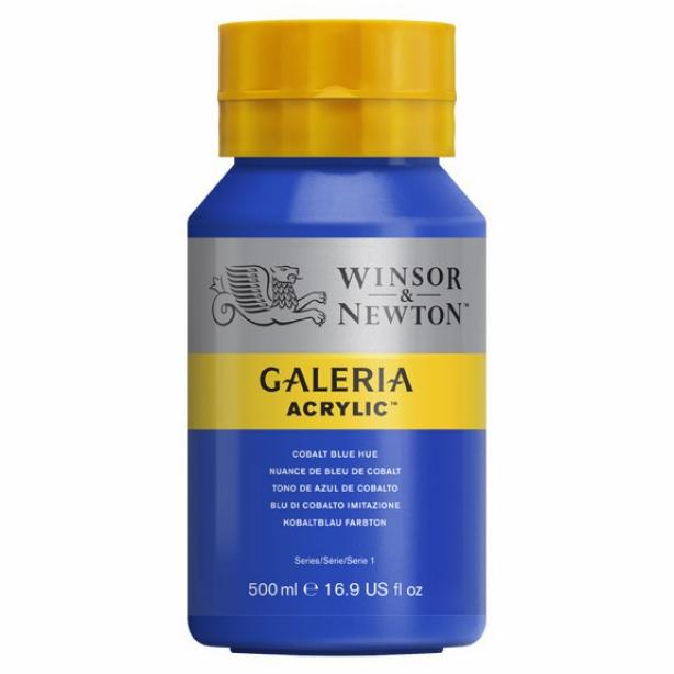 

Galeria Acrylic Colour 500 ml Cobalt Blue Hue Winsor & Newton