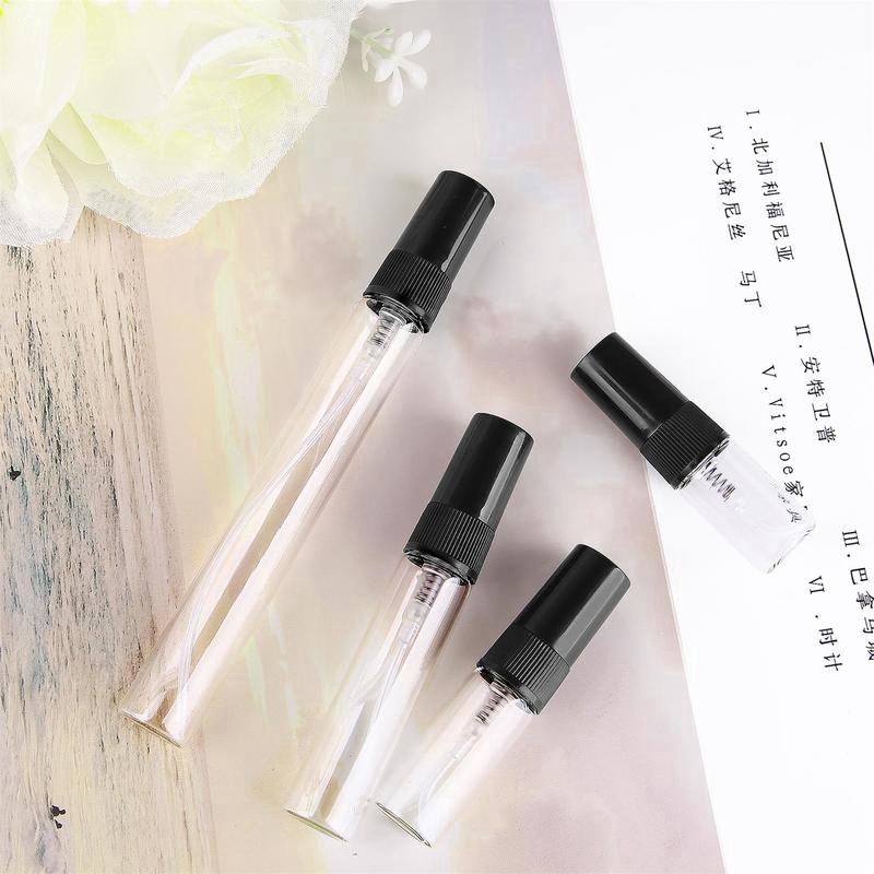 5Pcs Botol Spray Kaca Mini 5ml untuk Parfum / Kosmetik / Makeup