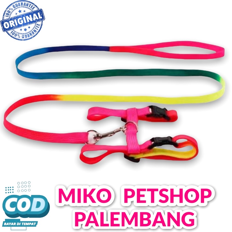 Tali tuntun kucing RAINBOW Bahan Tebal