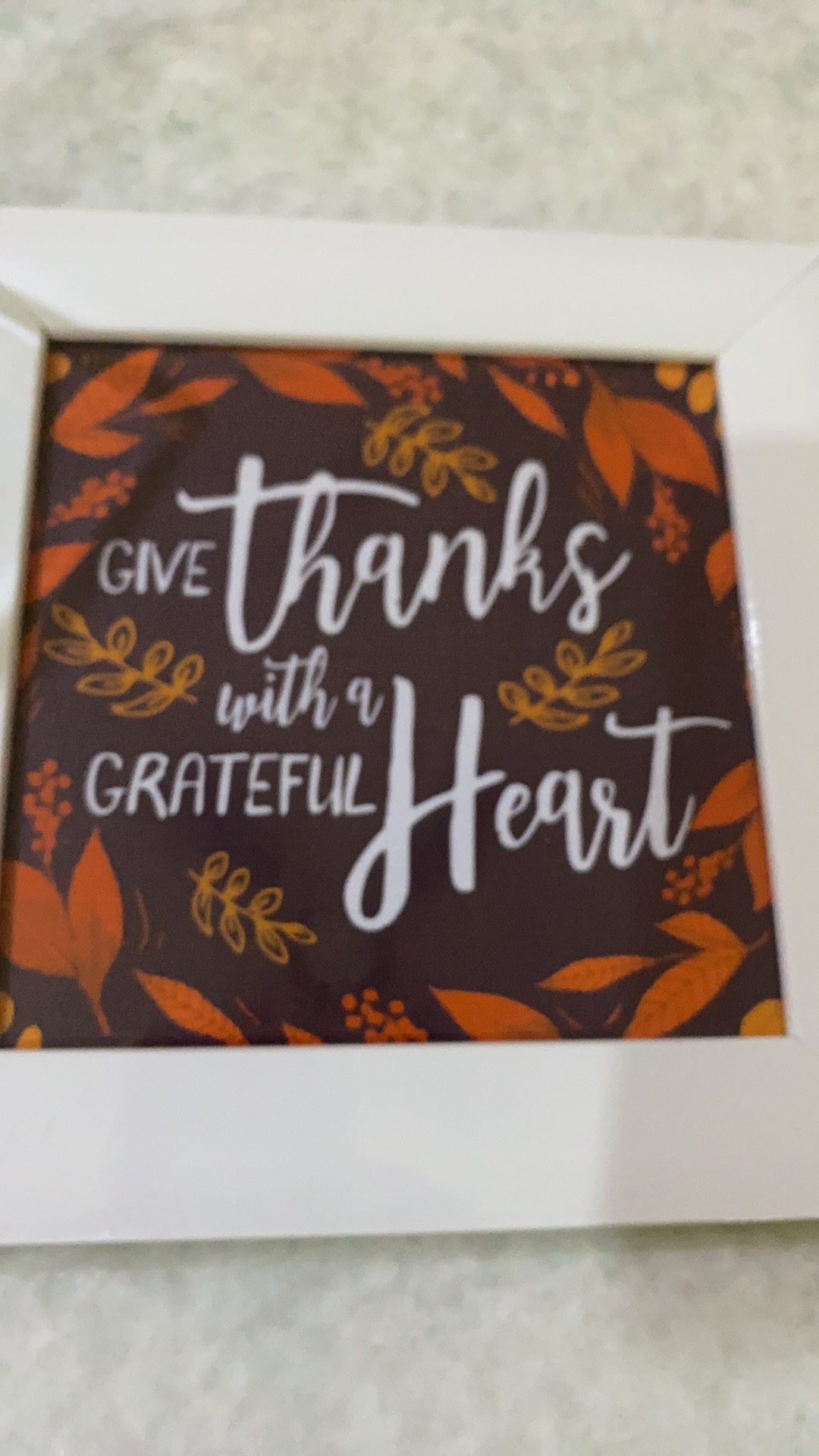 Give Thanks With A Grateful Heart - Hiasan Dinding Pajangan Dekorasi