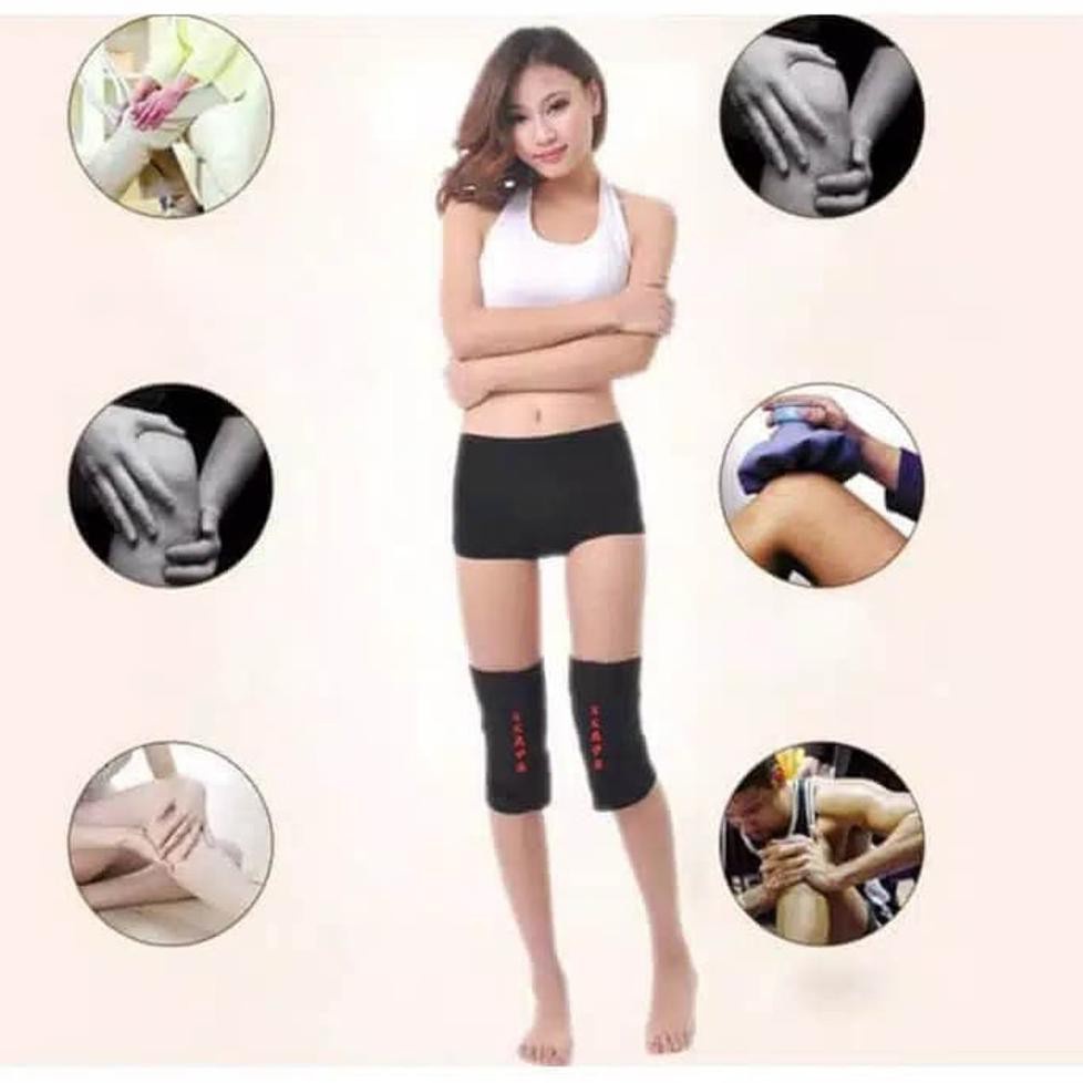 Sabuk Lutut Magnetic Theraphy Self Heating Knee Pad Melancarkan Sirkulasi Darah Nyeri Sendi Pembengkakan Meredakan Pegal Pegal Pada Kaki Dilengkapi Dengan Batu Kecil Turmaline Lutut Dengkul Terapi Pemanas Lutut