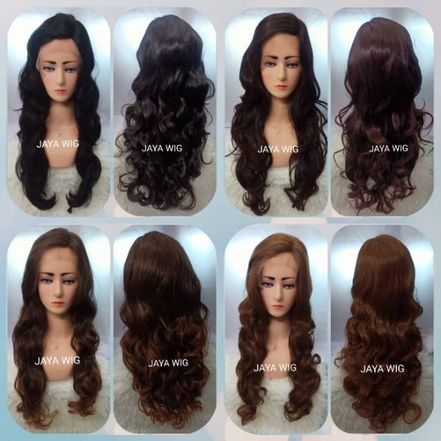 FRONTLACEWIG / WIG RAMBUT PALSU WANITA MODEL CURLY / LACE WIG WAVE