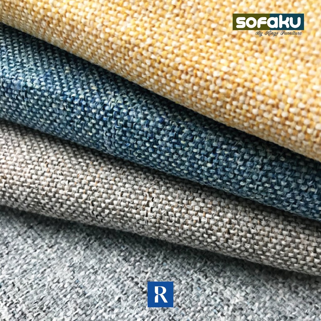 REGENCY Delvin Kain Fabric Tebal PVC Poliester Bahan Sofa Furnitur Kain Sofa Tebal Polyester