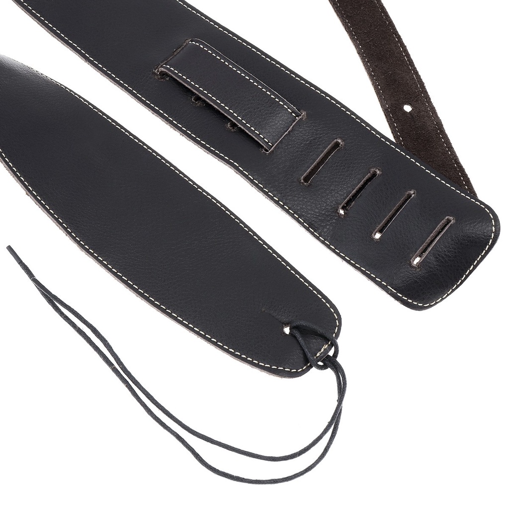 Strap Adjustable Bahan Kulit Sapi Suede Untuk Gitar Akustik / Elektrik / Bass