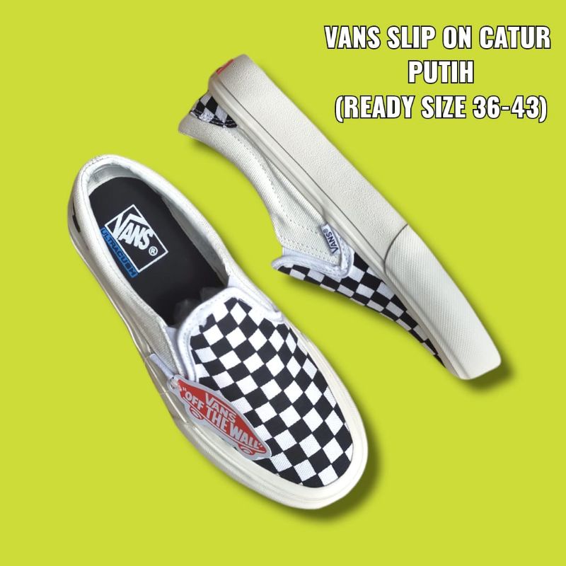 Vans Slipon Catur Grade ORI Termurah