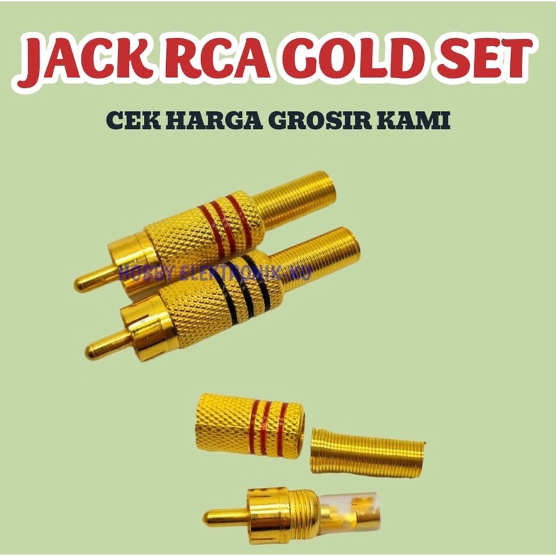 JACK RCA GOLD SET