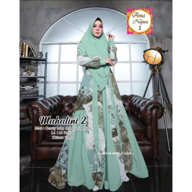 MAHALINI #2  // GAMIS SET CERUTY FULL FURING
