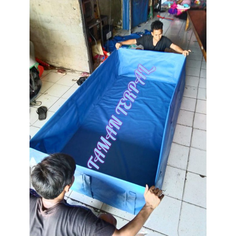 TERPAL KOLAM KOTAK ORCHID 1X2X0, 5 MOTIF SLOT PARALON/KOLAM TERPAL/KOLAM IKAN/TERPAL IKAN/KOLAM LELE