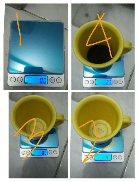 Timbangan Dapur Mini Digital Platform Scale 1kg 0.1g - I2000