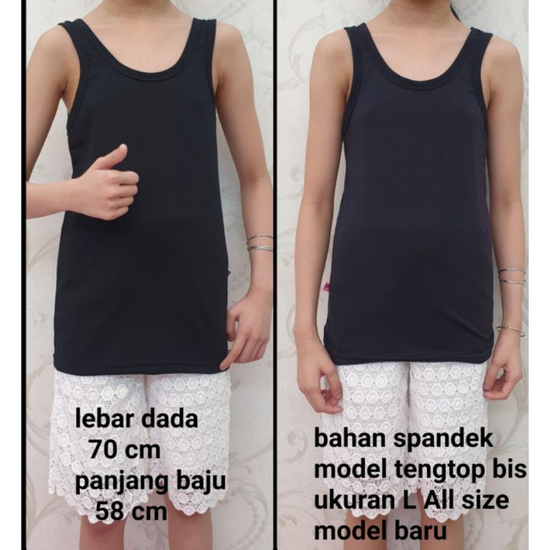 Meygrosir tantop bis spandek all size ABG L