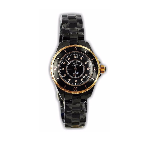 Teiwe Swiss TW2909G-LB ceramic black - Jam Tangan Unisex