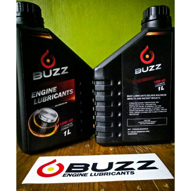 OLI BUZZ ENGINE LUBRICANTS / OLI MOBIL / OLI MOTOR ORIGINAL 100%