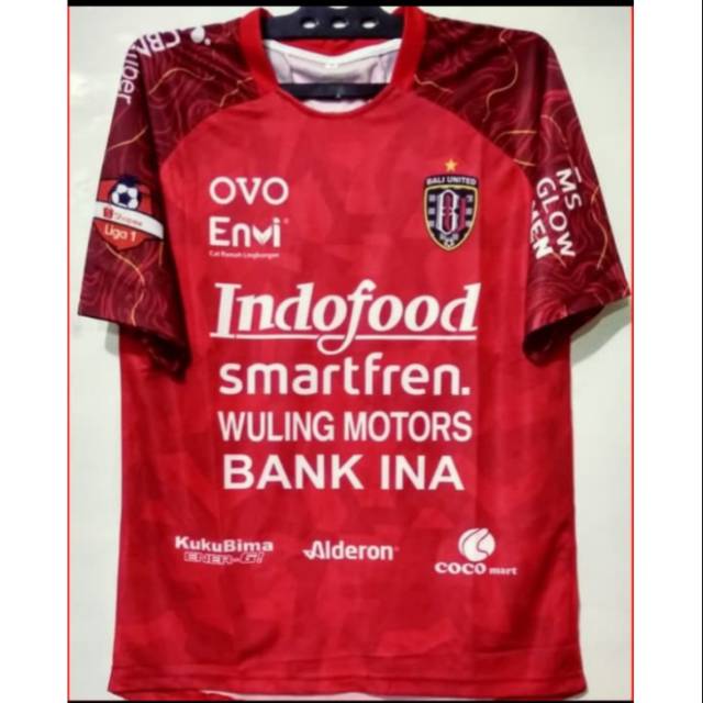 Jersey Bali United Home 2020 Baju Bola Bali United Musim Baru Jersey Bali United Printing