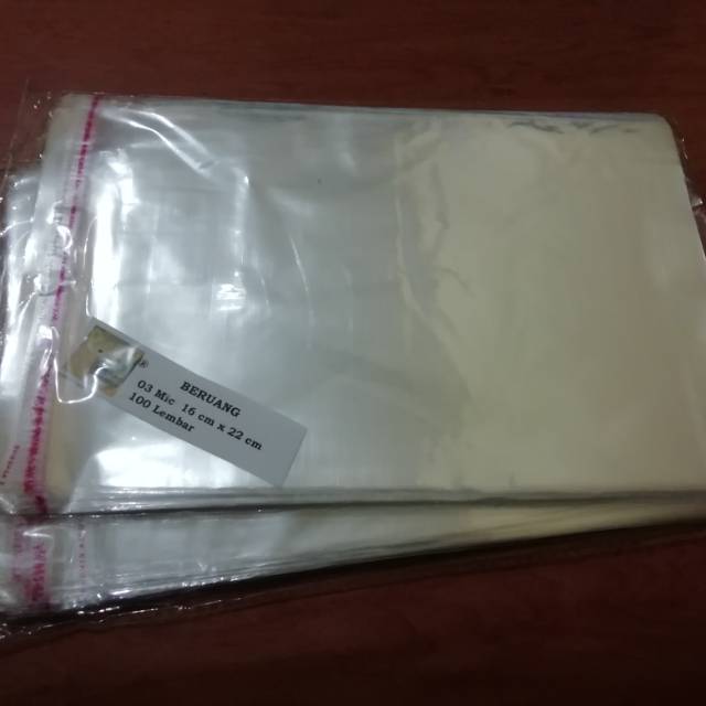 

PLASTIK OPP UK 16 x 22