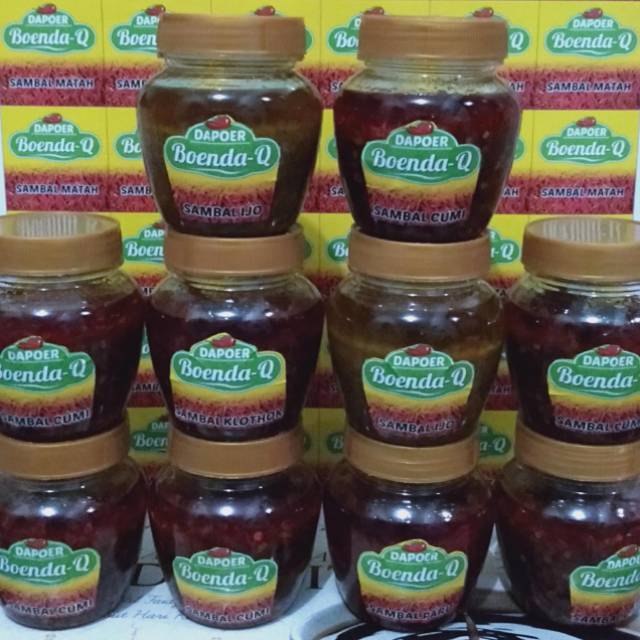 

Sambal home made Dapoer Boenda-Q