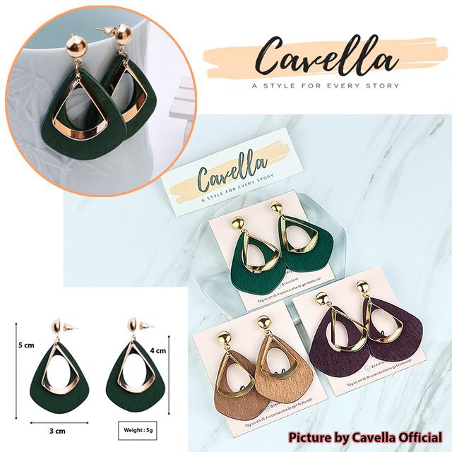 Premium Earring Anting by Cavella - Model : Ahuva - ER001