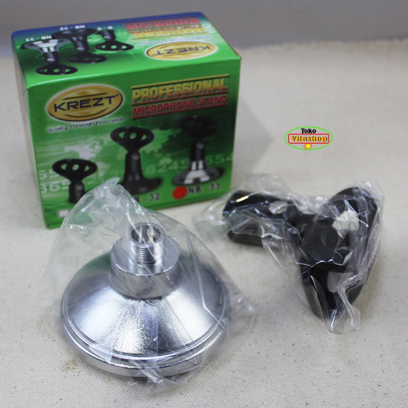 STAND MIC MEJA KREZT NB-33 ORIGINAL STANDING MIKROPON MICROPHONE MINI