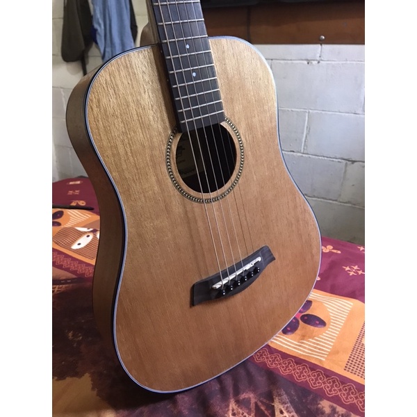 Gitar Guitar Cowboy Pemula 3/4 cokelat tua Murah