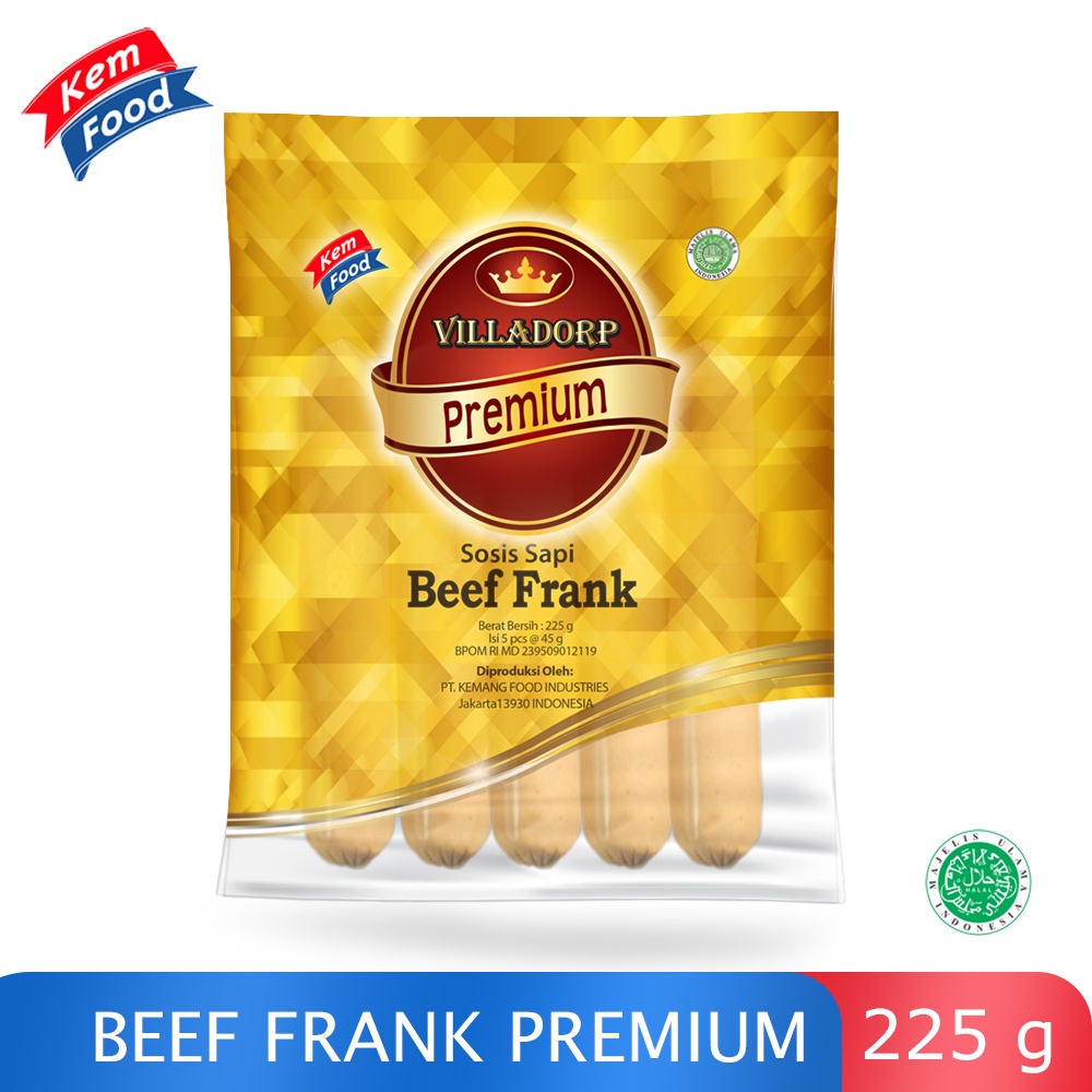 

Beef Frank Villadorp 225gr - Sosis Sapi