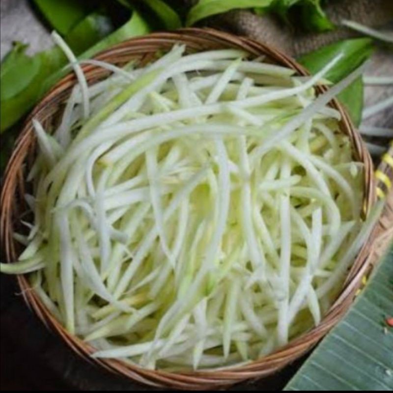 

pepaya muda iris 500gr