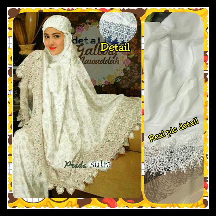 MUKENA SUTRA TERBARU / MUKENA WANITA SUTRA IMPORT