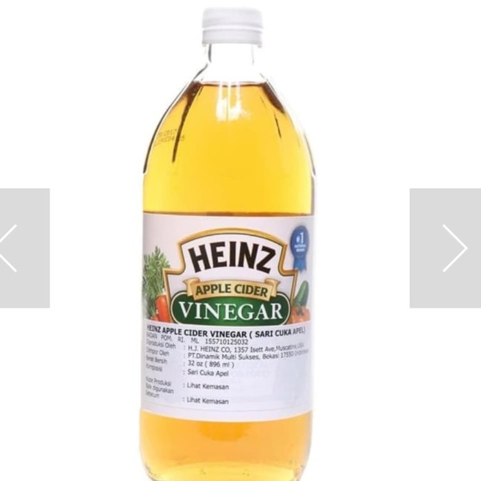 

SARI CUKA APEL HEINZ IMPOR 896 ML APPLE CIDER VINEGAR