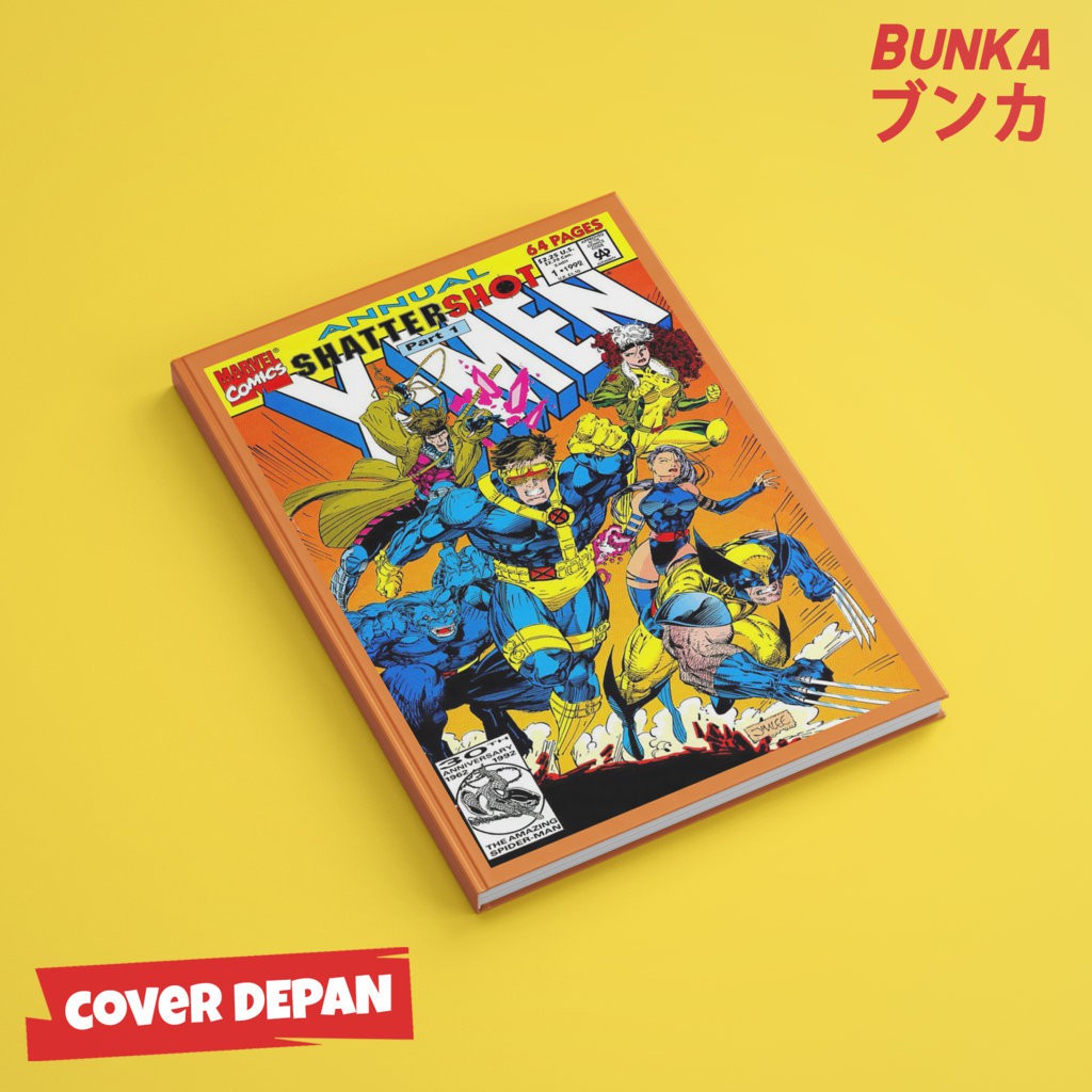 

Notebook Marvel Xmen Klasik Cover 01 Hardcover A5 Buku Tulis Catatan Note Agenda Planner