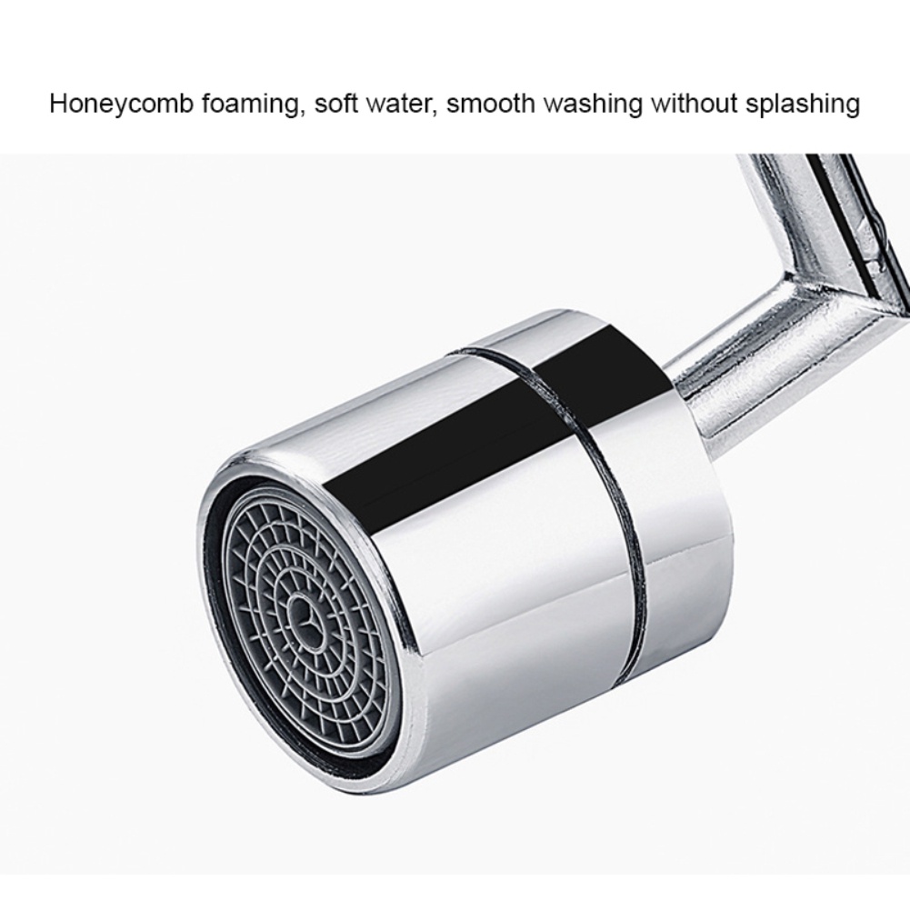 ღ Universal Faucet Splash BUKTI Kepala Nozzle Sendi Eksternal Diputar Tekanan Tahan Bocor Filter Extender Universal Wastafel Dapur Alat