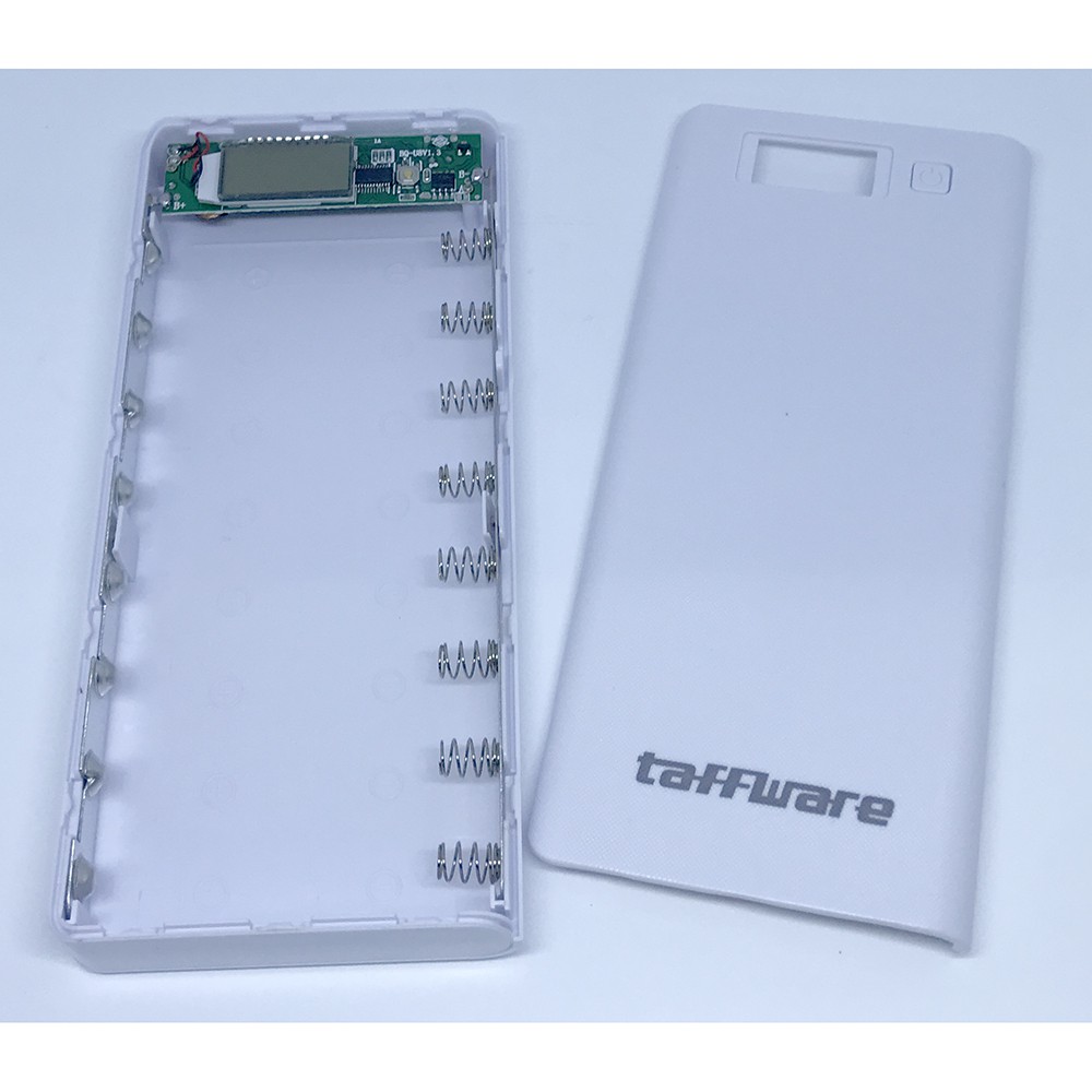 Taffware DIY Power Bank Case 2 USB Port &amp; LCD 8x18650 - C13