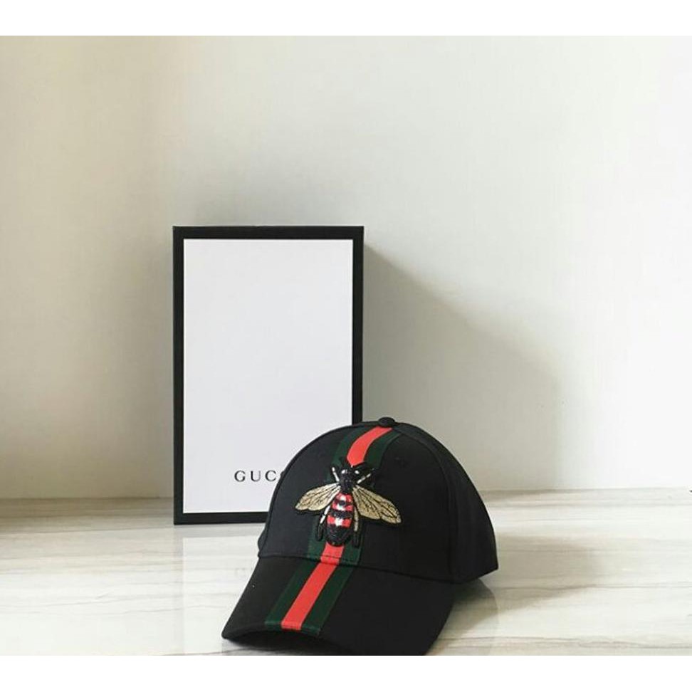EXCLUSIVE TOPI GUCCII BEE BLACKK MIRROR QUALITY PREMIUM