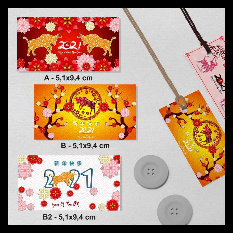 

HANG TAG/KARTU UCAPAN/LABEL HADIAH IMLEK/TAHUN BARU CHINA 1 SISI TERMURAH