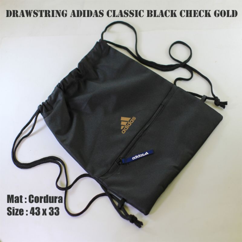 TAS SERUT ADIDAS DRAWSTRING PRIA WANITA OLAHRAGA SEPAK BOLA tas karung sackbag pria wanita murah