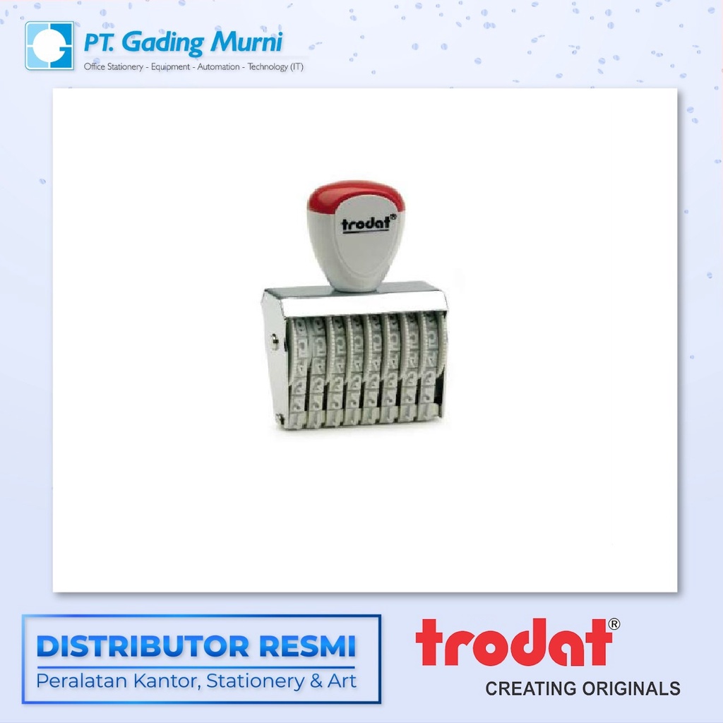 

TRODAT STEMPEL 1538 3mm 8 digit