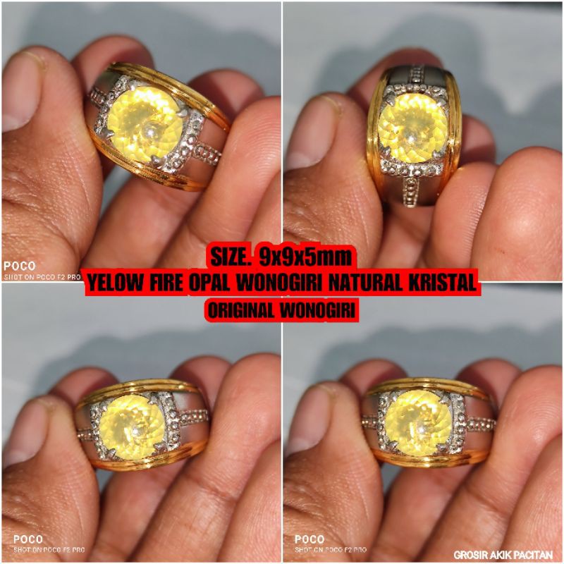 FIRE OPAL WONOGIRI NATURAL YELOW TOP ORIGINAL WONOGIRI