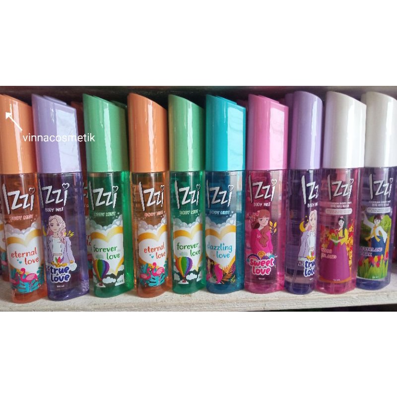 Izzi Body Mist Ready 100ml &amp; 60ml Original 100%