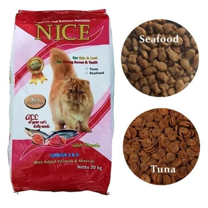 Cat Food Nice Tuna 20kg - Makanan Kucing Nice Cat